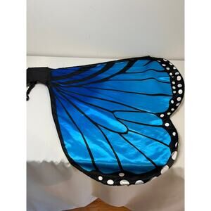 Target Blue Monarch Butterfly Costume Wings Halloween Dress Up One Size